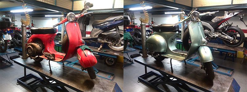 Restauramos tu vespa